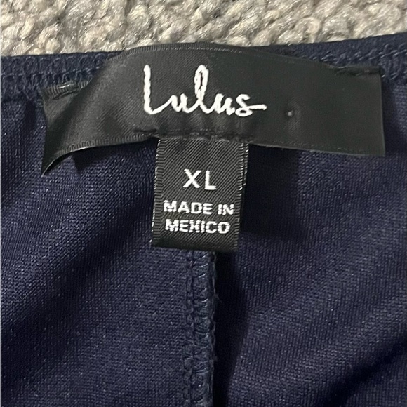 Lulus Navy Blue Dress - Picture 3 of 4